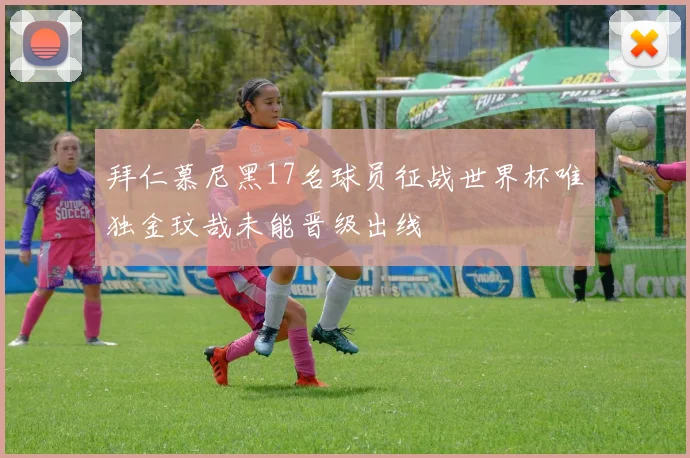 拜仁慕尼黑17名球员征战世界杯唯独金玟哉未能晋级出线